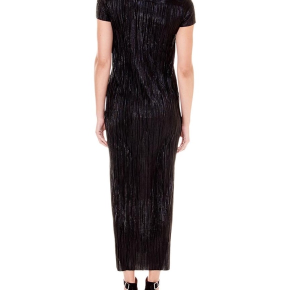 IMANIMO NWT Black Maternity dress with side slits - Picture 2 of 2